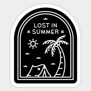 Lost In Summer Sticker